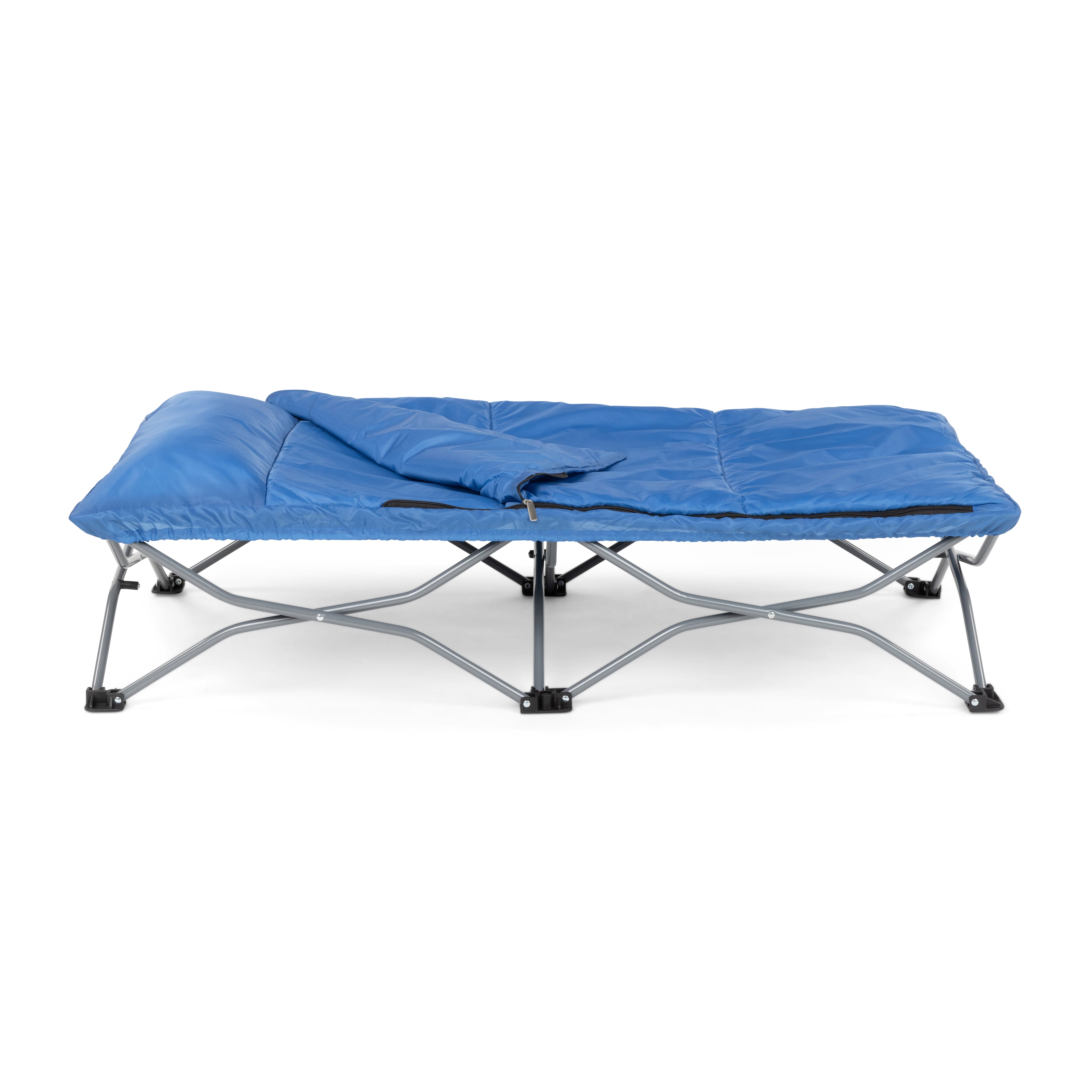 Regalo Deluxe My Cot Extra Long Portable Toddler Travel Bed with Sleeping Bag