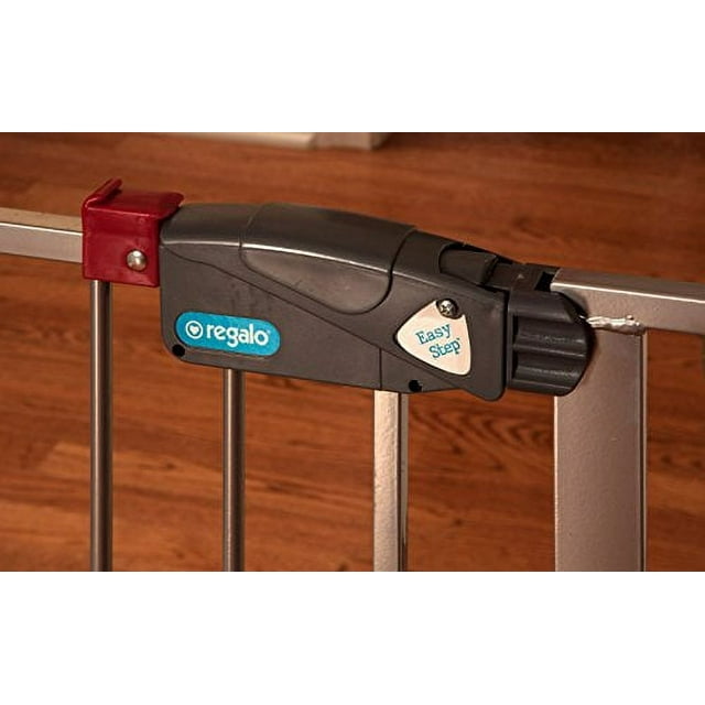 Regalo Deluxe Easy Step Extra Tall Gate, Platinum