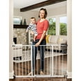 Regalo Easy Open Baby Gate, Pressure Mount with 2 Included Extension