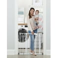 Regalo Easy Step 38.5Inch Wide Walk Thru Baby Gate, Includes 6Inch