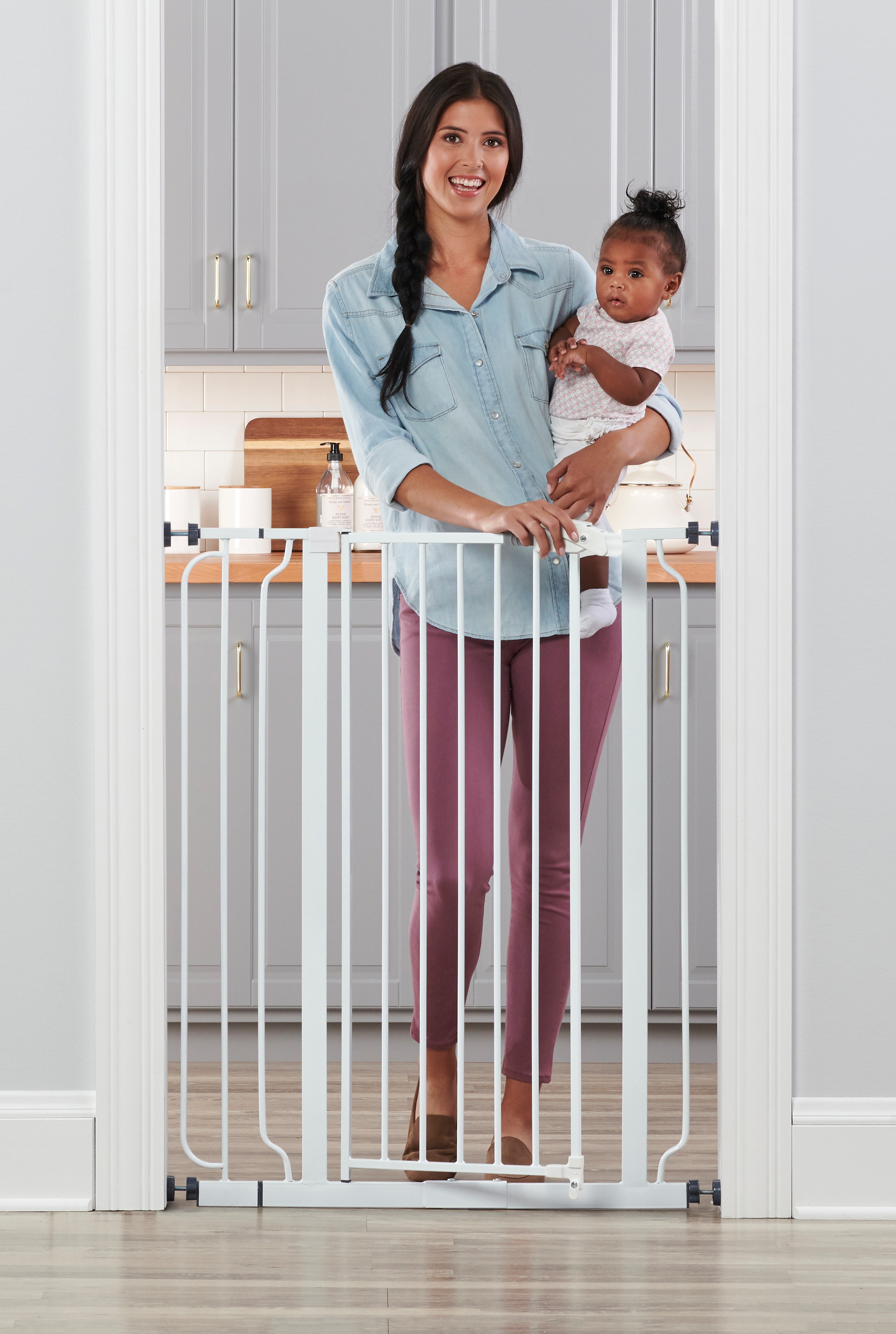 Regalo Easy Step® Extra Tall Walk Thru Baby Safety Gate, 36 in Tall - image 1 of 11