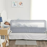 Regalo Extra Long Hideaway Metal Bedrail, Gray Baby/Toddler Safety Bed Rail