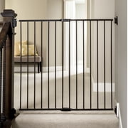 Regalo Extra Tall Baby Safety Gate for Stairways and Hallways, 38 Inch Tall, Black