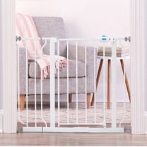 Baby Gate Railing (2 pack) Regalo Easy Step Extra Tall Walk-Through Baby Gate, 29.5-38.5 ...