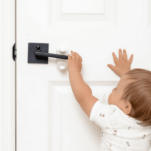 Regalo White Lever Door Lock for Child Safety - 1 Pack
