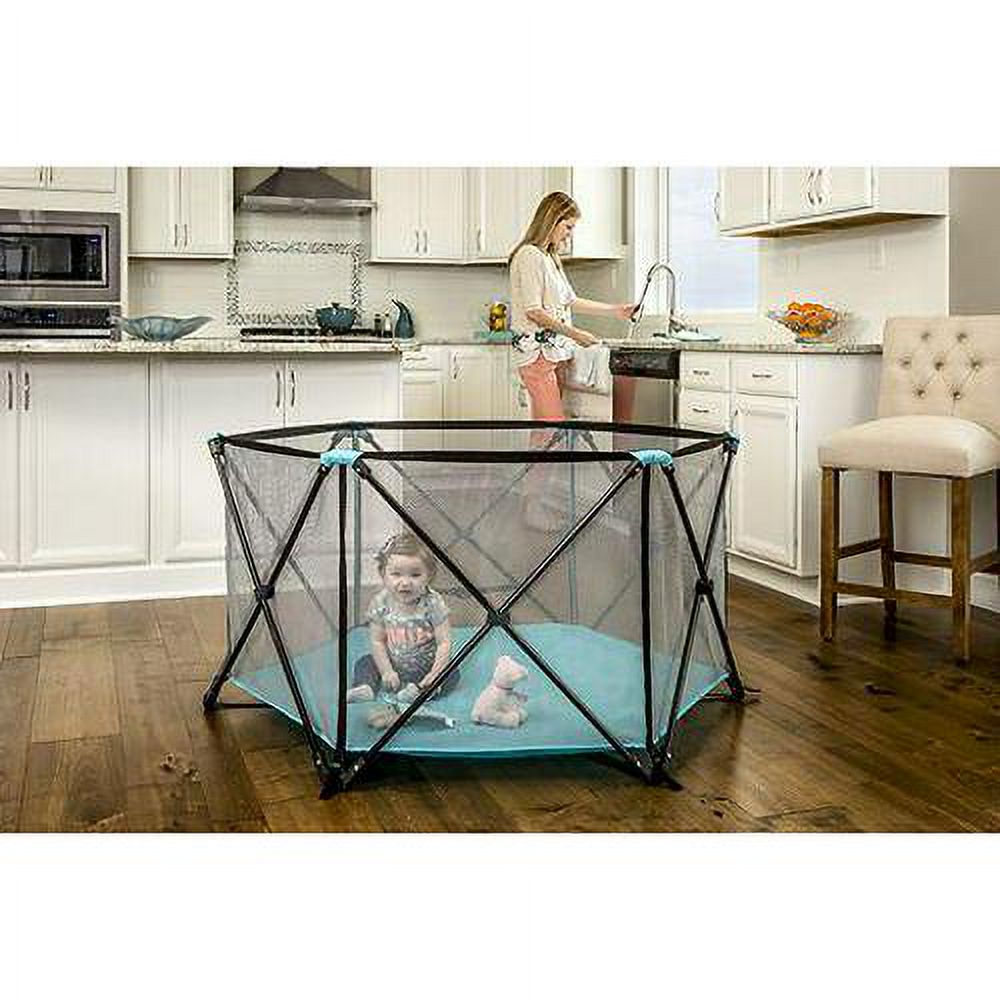 Regalo My Play 6Panel Portable Playard, Aqua