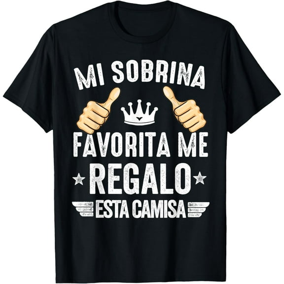 Regalo Para Tio De Sobrinos Espaol Da Del Padre Camiseta T-Shirt