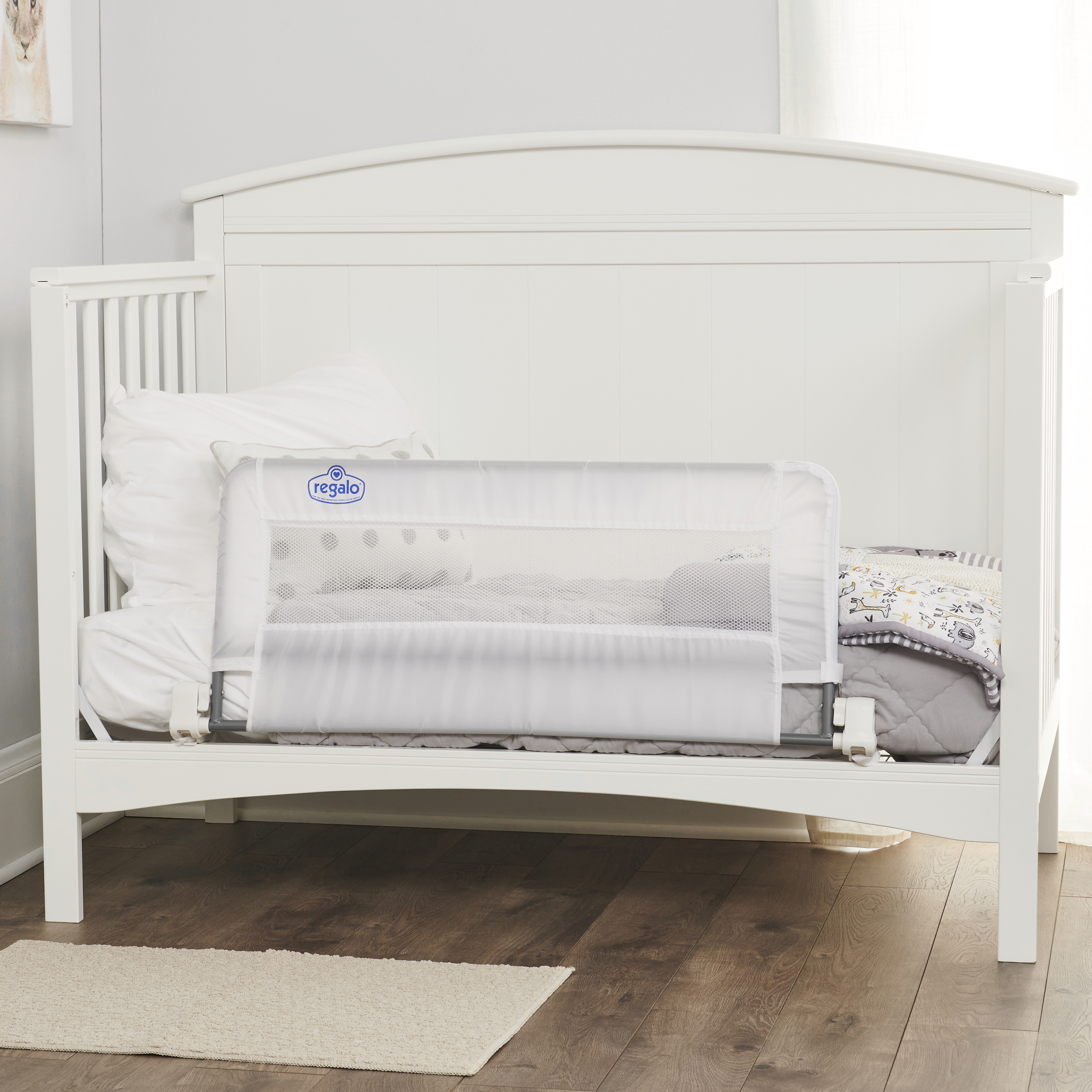 Regalo Swing Down Crib Rail, with Reinforced Anchor Safety System - image 1 of 3