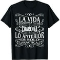thumbnail image 1 of Regalo para 40 años Hombre Mujer Cumpleano Feliz Cuarenta T-Shirt, 1 of 3