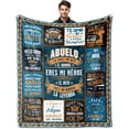 thumbnail image 1 of Regalo para Abuelito, Abuelo Regalos Blanket 60"X50", Grandpa Gifts in Spanish, Grandpa Birthday Gifts, Father Day Abuelito Gifts, Regalo para Abuelito Dia De La Padre, Navidad, Abuelito Gifts, 1 of 5