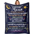 thumbnail image 1 of Regalos para Mamá, Regalos para Mama Cumpleaños, Regalo para Mama En Español, Gifts for Mamá, Mom Birthday Gifts from Daughter Son, Feliz Dia De Las Madres, Mama Gifts, Mama Mom Blanket 50" X 60", 1 of 1