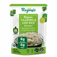 thumbnail image 1 of Reganic Cilantro & Lime Organic Heat & Eat Microwaveable Rice, 8.8 Ounce (Pack of 6) Heat and Eat | Flavor Rice | USDA Certified Organic, GMO-Free | Fresh Ingrediants | Side Dish, 1 of 8
