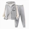 thumbnail image 1 of Regarm Toddler Baby Girl 2Pcs Outfits Fall Winter Long Sleeve Pullover Tops + Pants Set Kids Girls Clothes, 1 of 7