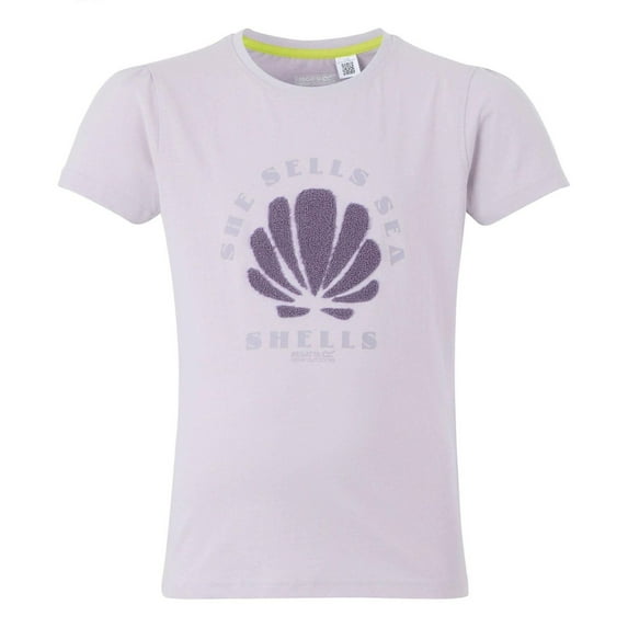 Regatta Boys/Girls Bosley VIII Seashell T-Shirt