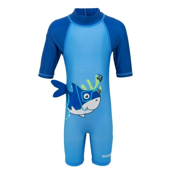 Regatta Boys/Girls Bubble The Shark Rash Guard Swimsuit