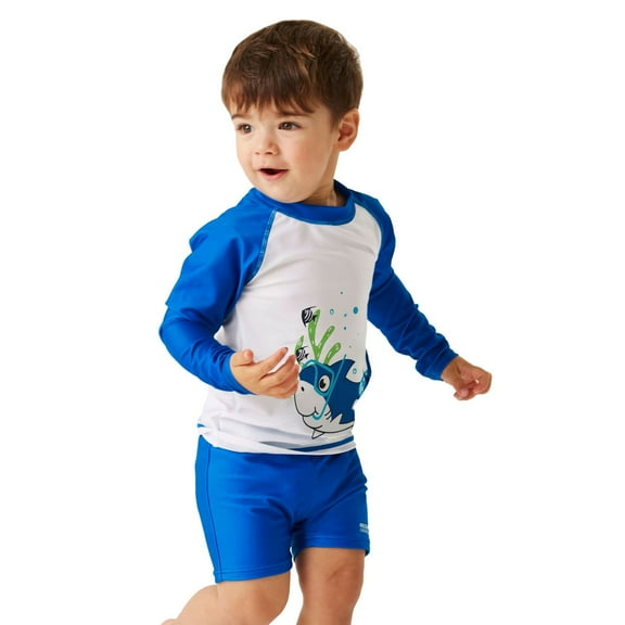Regatta Boys/Girls Bubbles The Shark Rash Suit