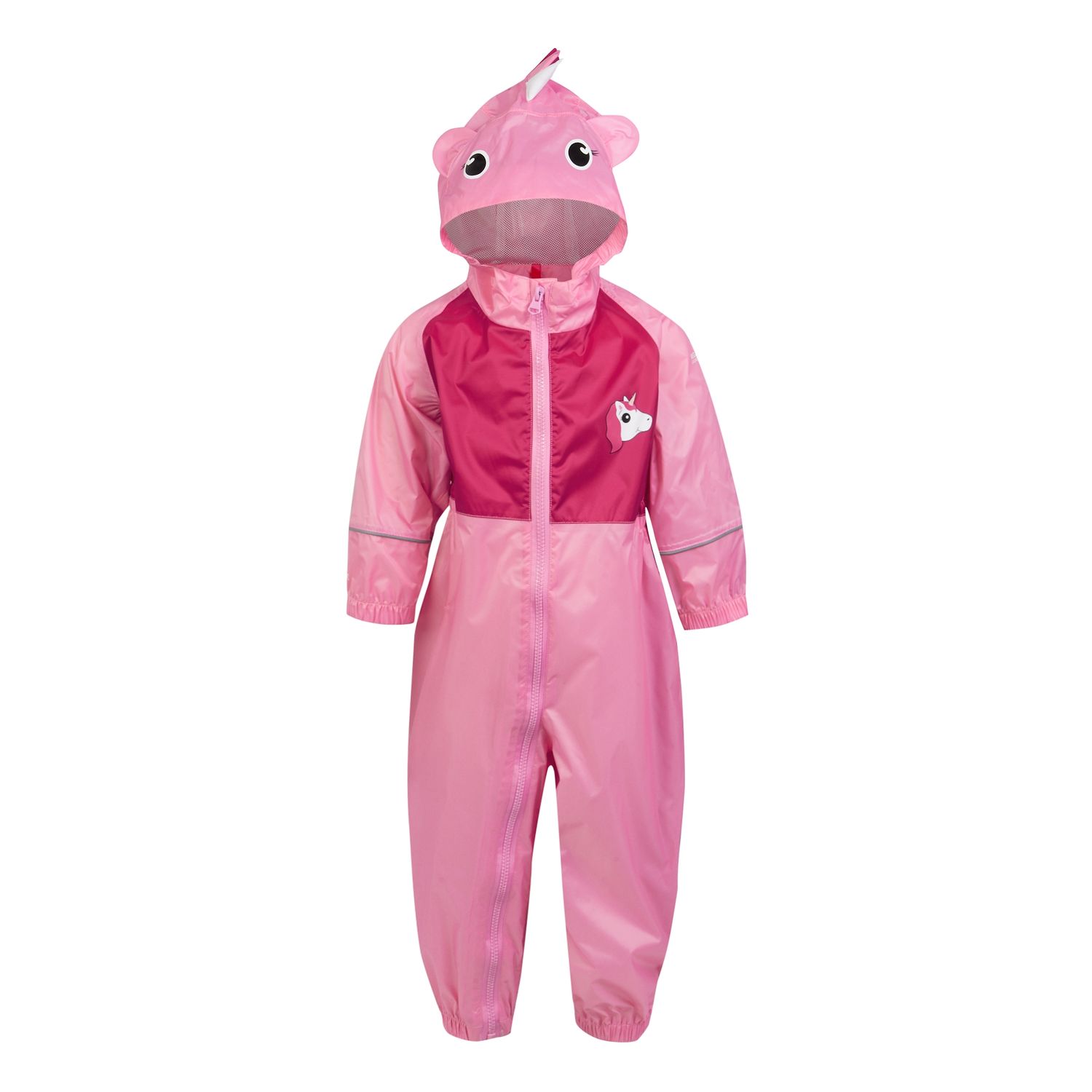 Regatta Charco Tuta Pioggia All-in-One Bambino - Impermeabile Con Design Animaletto | Cappuccio E Cuciture Saldate