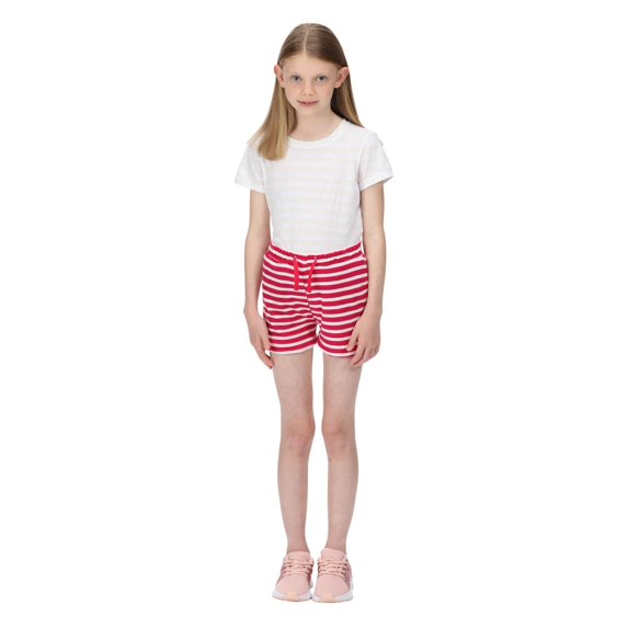 Regatta Boys/Girls Dayana Towelling Stripe Casual Shorts
