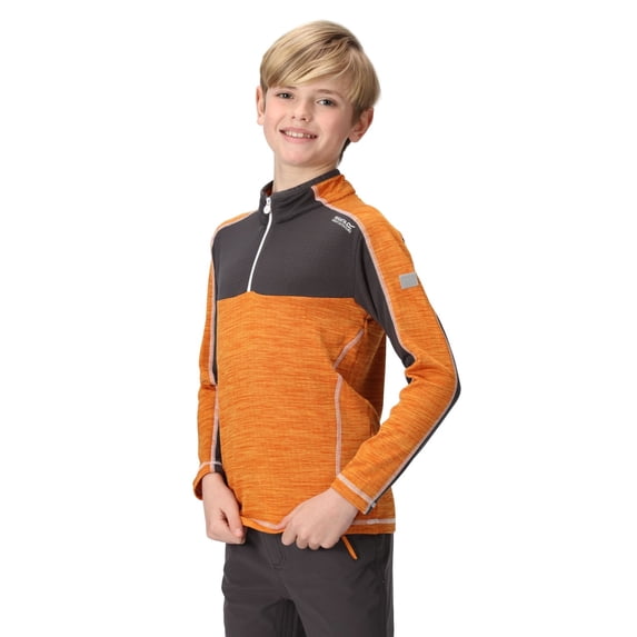 Regatta Boys/Girls Hewley Recycled Half Zip Fleece Top