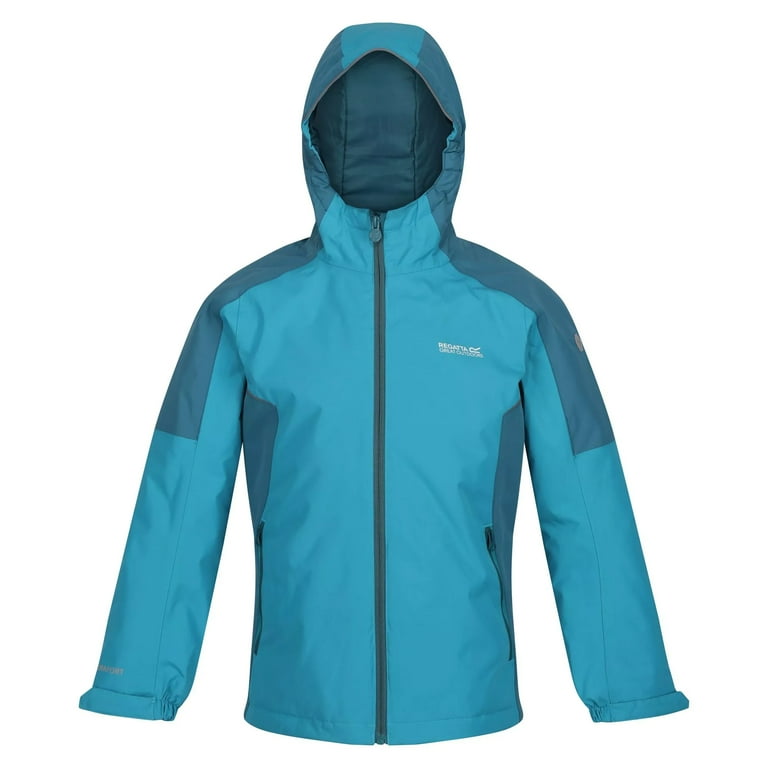 Regatta girls waterproof coat discount