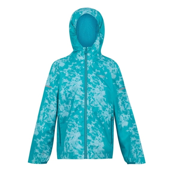 Regatta Boys/Girls Lever II Abstract Waterproof Jacket