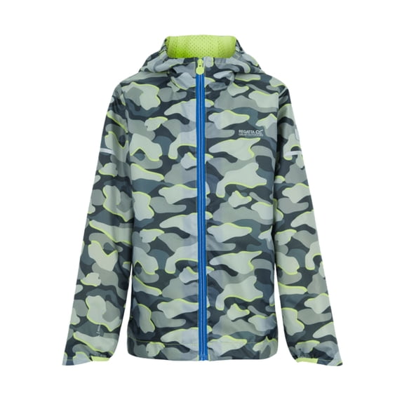 Regatta Boys/Girls Lever II Camo Waterproof Jacket