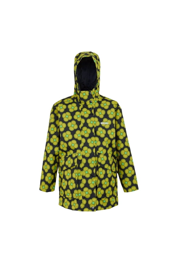 Boys/Girls Orla Kiely Swing Spinning Flower Waterproof Jacket
