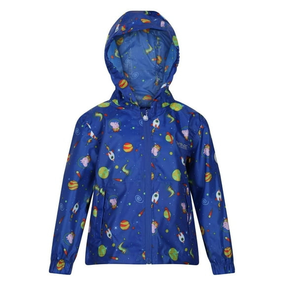 Regatta Boys/Girls Peppa Pig Cosmic Packaway Raincoat