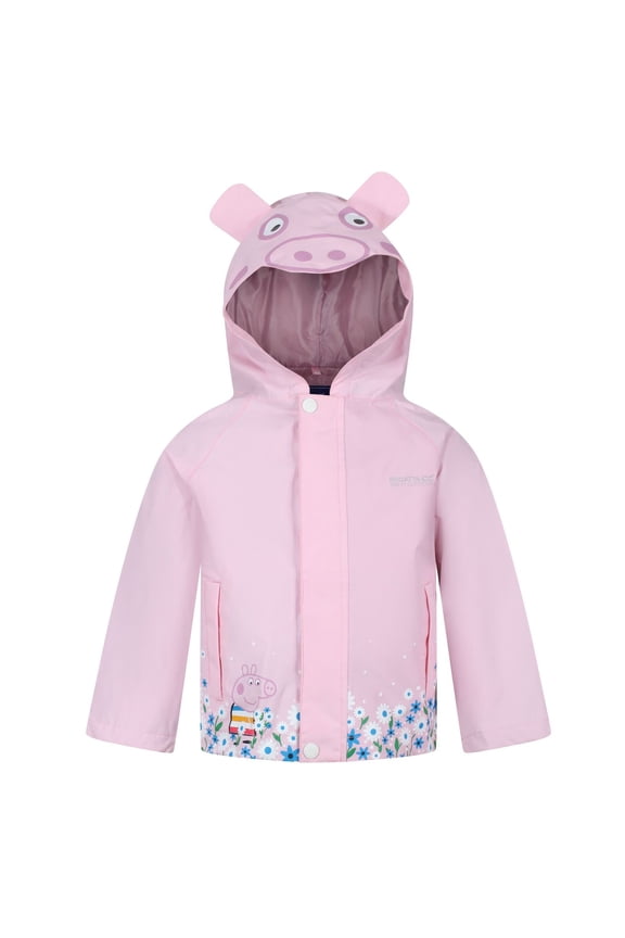 Boys/Girls Peppa Pig Hooded Waterproof Jacket