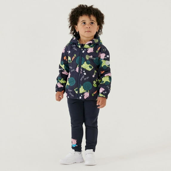 Regatta Boys/Girls Peppa Pig Tractor Waterproof Jacket