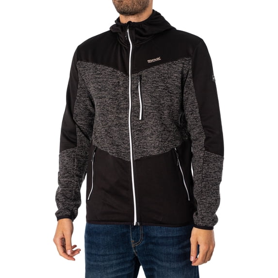 Regatta Cadford V Full-Zip Fleece, Black