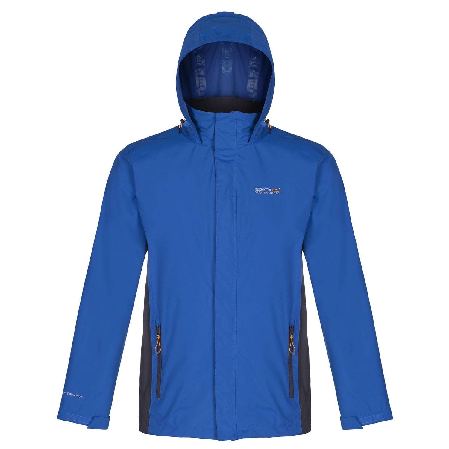 Regatta Great Outdoors Mens Outdoor Classic Matt Hooded Waterproof Jacket XL Oxford Blue Iron