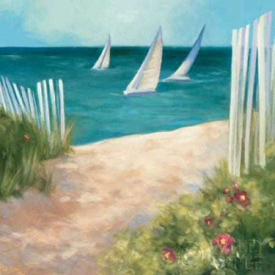 Regatta II Square Canvas Art - Julia Purinton (24 x 24)