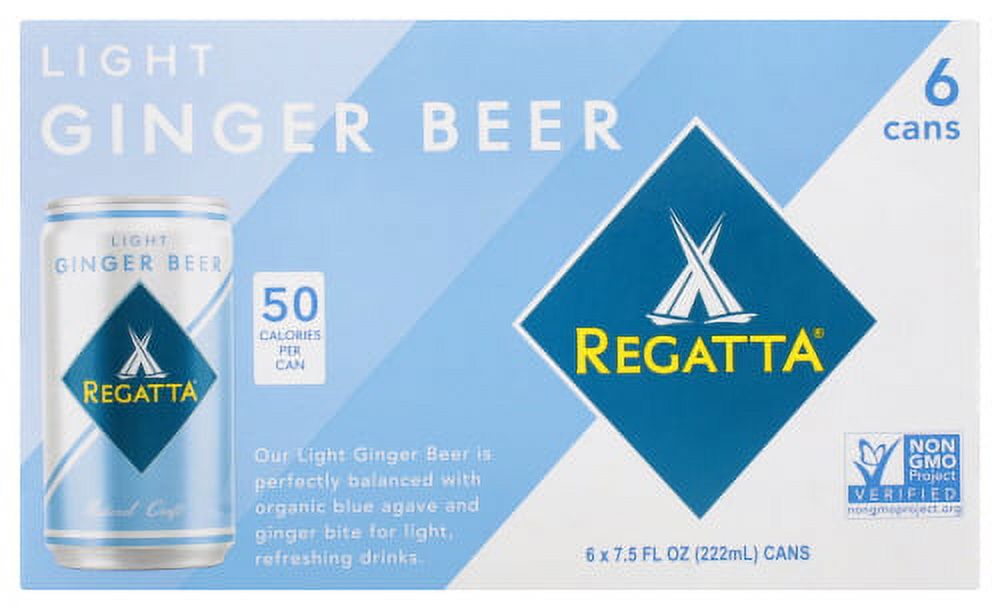 Regatta Light Ginger Beer 6 Pack, 45 Fo