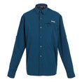 thumbnail image 1 of Regatta Mens Plain Packaway Long-Sleeved Travel Shirt, 1 of 5