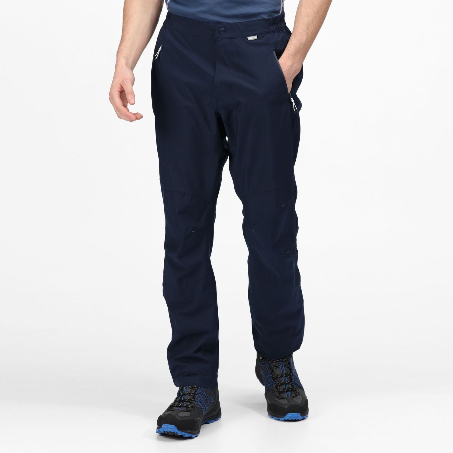 Regatta Men's Packaway Professional Overpants - Waterproof, Windproof, Breathable Rain Trousers