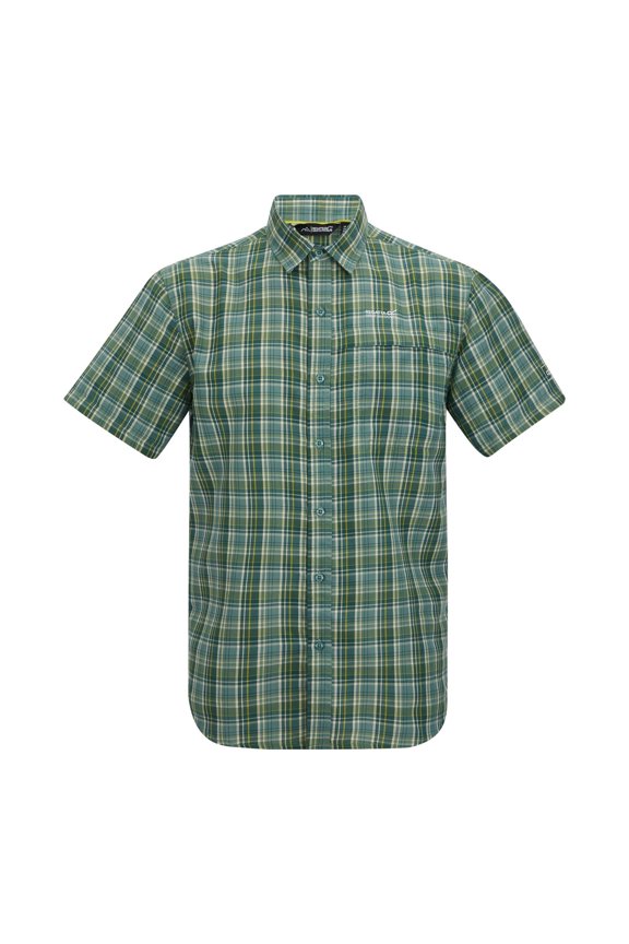 Mens Mindano Multi Check Short-Sleeved Shirt