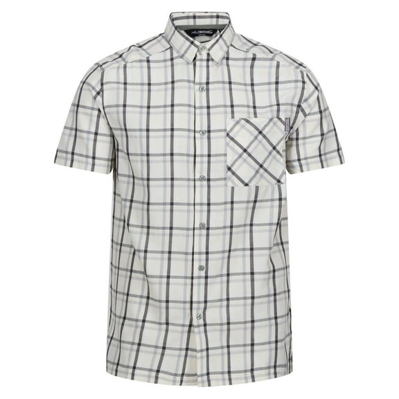Regatta Mens Mindano VIII Checked Short-Sleeved Shirt
