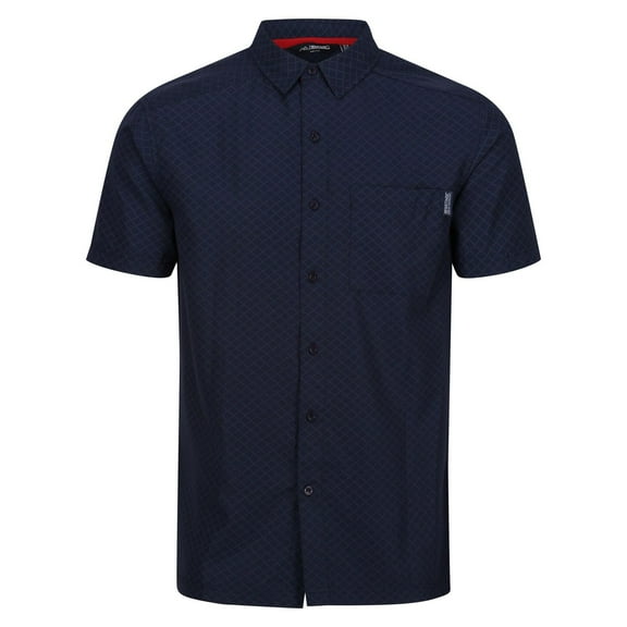 Regatta Mens Mindano VIII Patterned Short-Sleeved Shirt