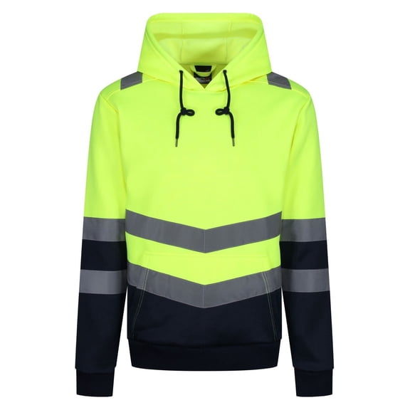 Regatta Professional Mens Overhead High-Vis Hoodie