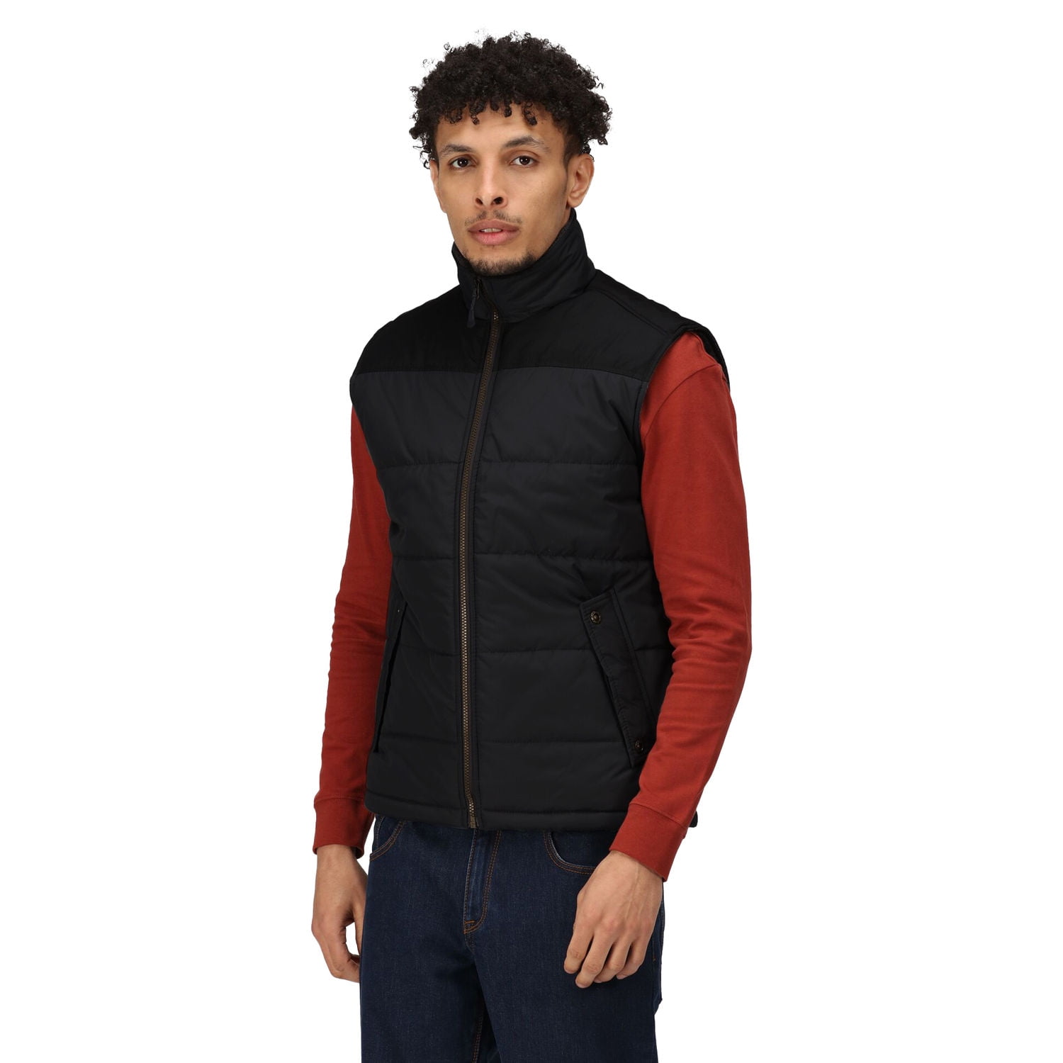 【D-VEC】DWR PL TUSSAH VEST Men's WeSC Padded Utility Vest, S - SXL - Walmart.com