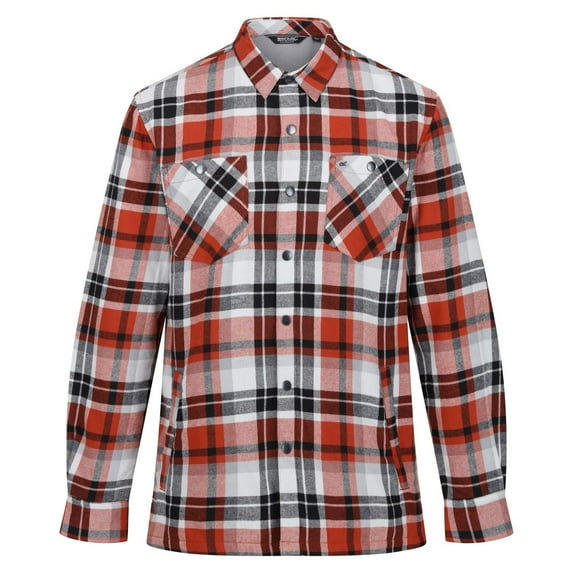 Regatta Mens Thamos Checked Long-Sleeved Shirt