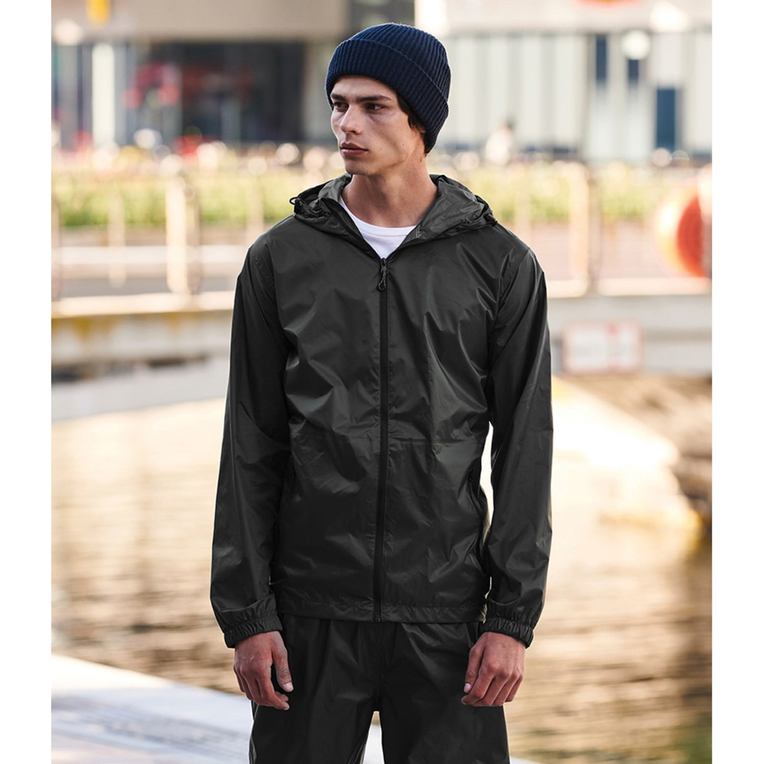 Packaway hood showerproof jacket outlet