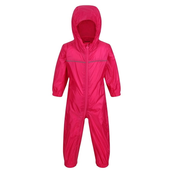 Regatta Professional Baby/Kids Paddle Waterproof Windproof All In One Raincoat Suit