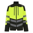 thumbnail image 1 of Regatta Professional Mens Hi-Vis 3 Layer Soft Shell Jacket, 1 of 4