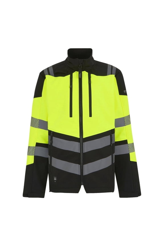 Mens Hi-Vis 3 Layer Soft Shell Jacket