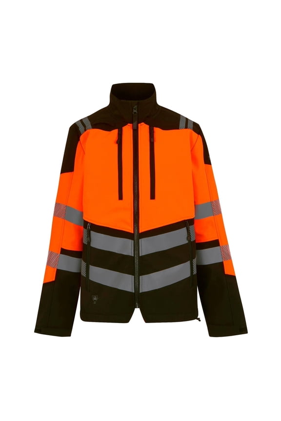 Mens Hi-Vis 3 Layer Soft Shell Jacket
