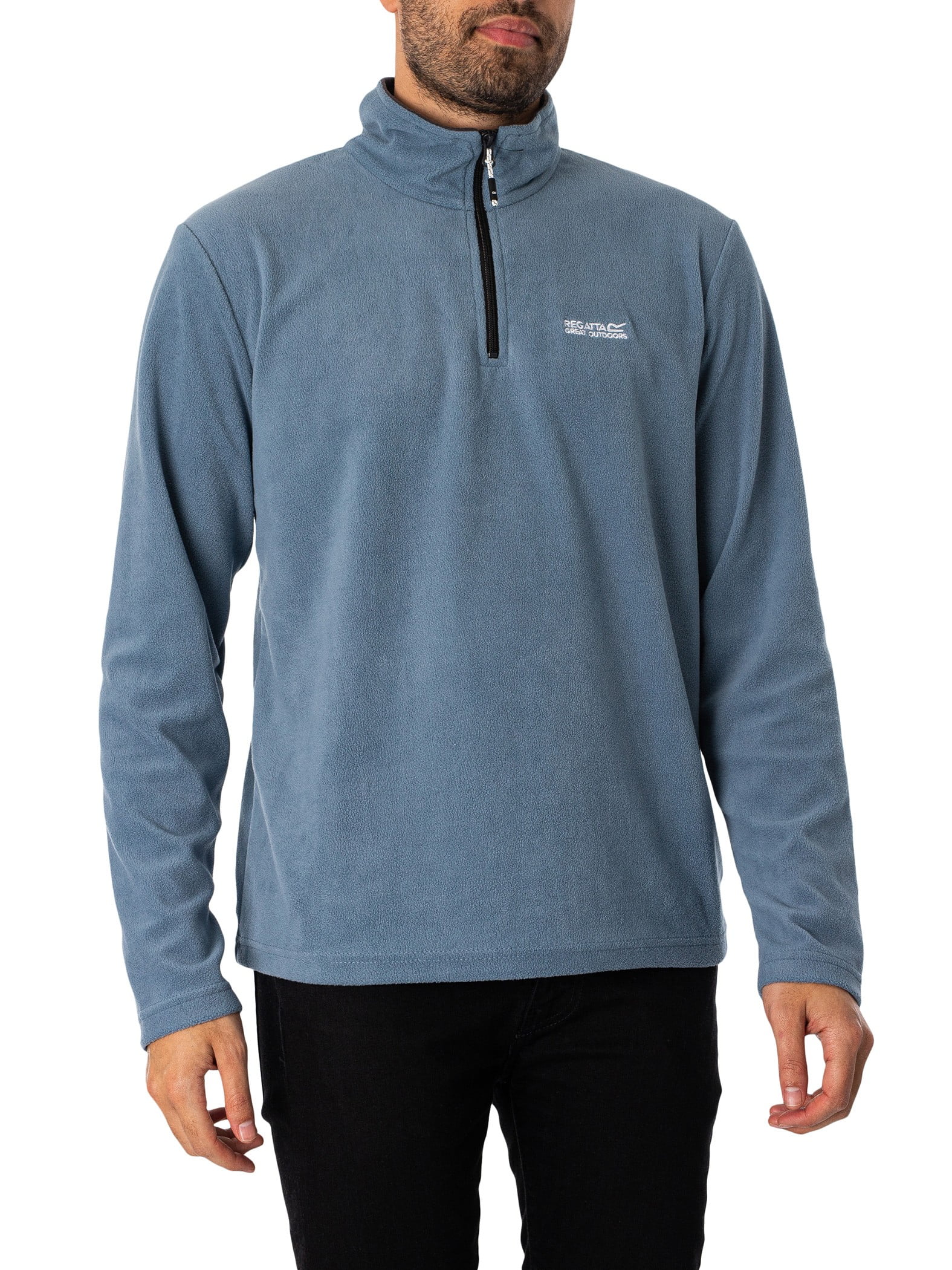 Regatta Thompson Lightweight Half Zip Sweatshirt, Grey - Walmart.com