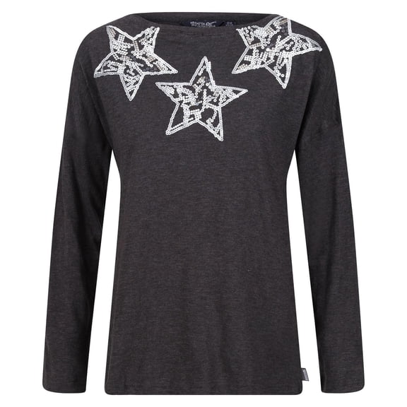 Regatta Womens Carlene Stars Long-Sleeved T-Shirt