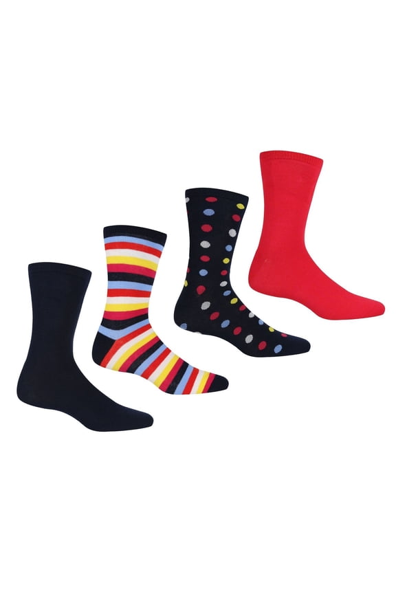 Womens Lifestyle Ankle Socks Set (Pack of 4)